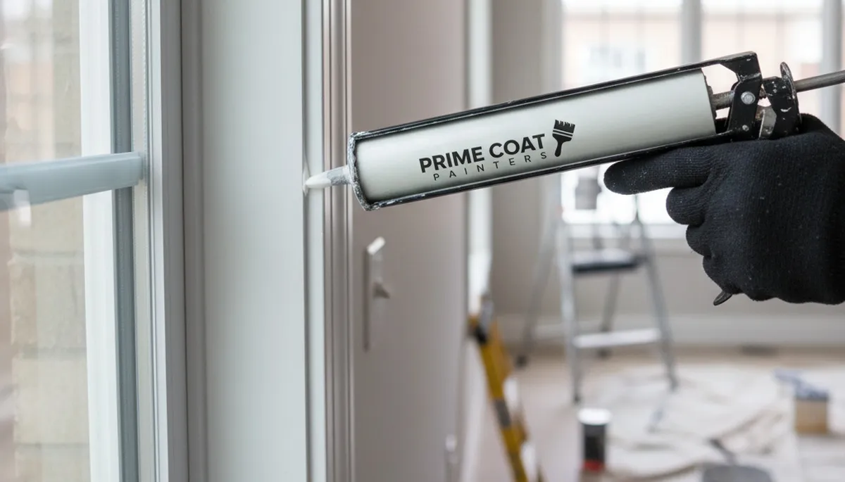 Professional caulking and sealing on Cape Coral, FL home exterior for weatherproof protection