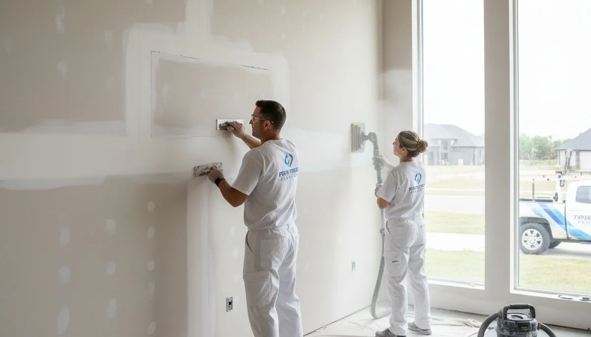 Professional drywall repair and wall restoration by painters in Cape Coral, FL home interior