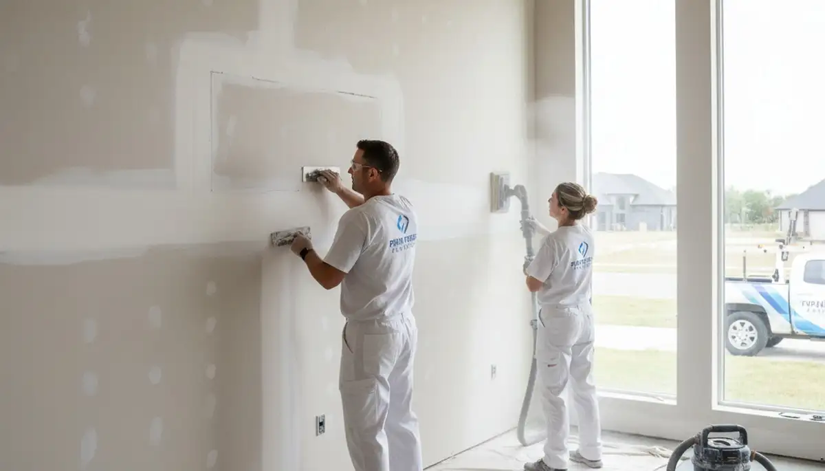 Professional drywall repair and wall restoration by painters in Cape Coral, FL home interior
