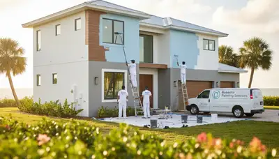 Professional exterior house painting service in Cape Coral FL by local painting experts
