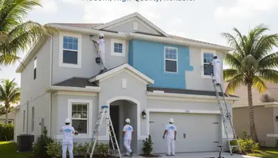 Cape Coral, FL house painting services by Painting Cape Coral FL for interior and exterior homes