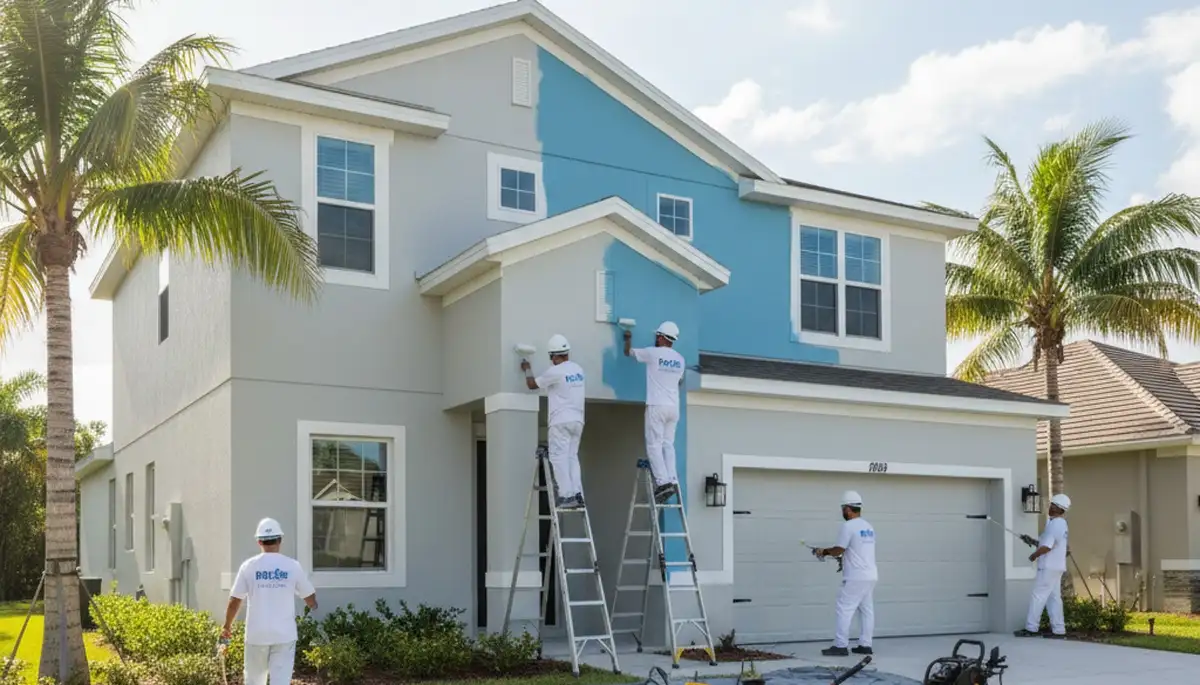 Cape Coral, FL house painting contractors delivering professional interior and exterior painting services