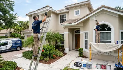 Professional house painting service in Cape Coral FL by local residential painting experts