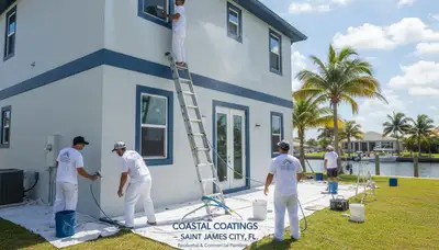 Cape Coral, FL house painting service by Painting Cape Coral for residential exteriors