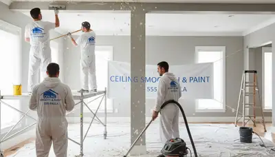 Professional popcorn ceiling removal in Cape Coral FL homes by expert painting contractors