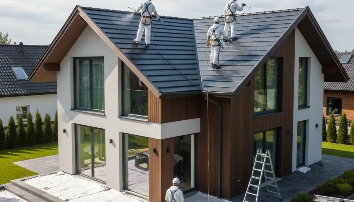 Professional roof painting and coating service in Cape Coral, FL for durable, weather-resistant finish