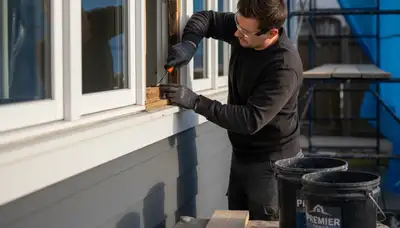 Wood rot repair experts restoring damaged exterior siding in Cape Coral, FL homes